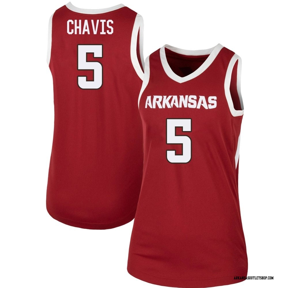 Casmir Chavis Replica Women's Arkansas Razorbacks Cardinal Basketball Jersey