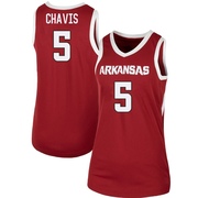 Casmir Chavis Replica Women's Arkansas Razorbacks Cardinal Basketball Jersey