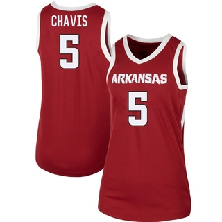 Casmir Chavis Replica Women's Arkansas Razorbacks Cardinal Basketball Jersey