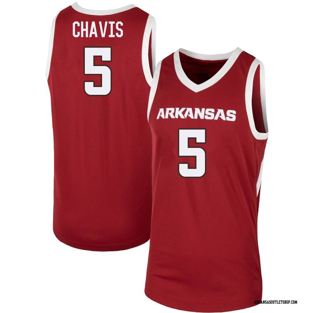 Casmir Chavis Replica Youth Arkansas Razorbacks Cardinal Basketball Jersey