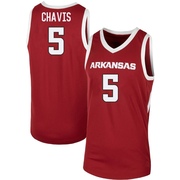 Casmir Chavis Replica Youth Arkansas Razorbacks Cardinal Basketball Jersey