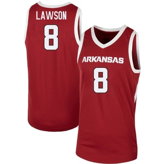 Chandler Lawson Replica Men's Arkansas Razorbacks Cardinal Basketball Jersey