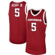 Darius Acuff Jr. Replica Men's Arkansas Razorbacks Cardinal Basketball Jersey