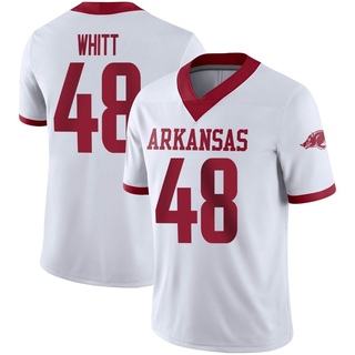 Joseph Whitt Game White Youth Arkansas Razorbacks Alternate Football Jersey